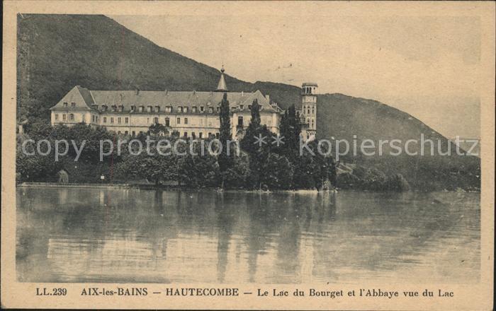 Aix-les-Bains Lac du Bourget et l'Abbaye