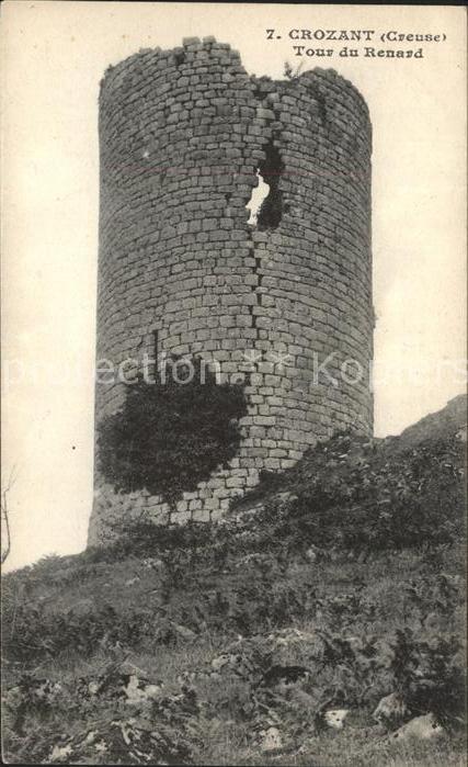 Crozant Tour du Renard Ruine