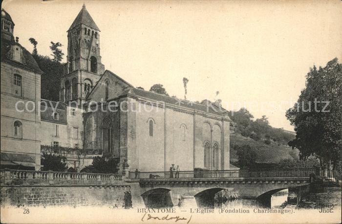 Brantome Eglise Pont