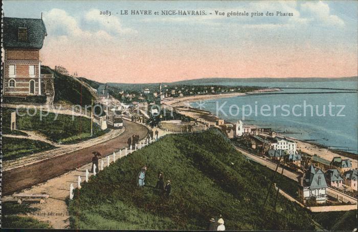 Le Havre et Nice Havrais vue generale prise des