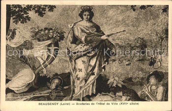 Beaugency Broderies de l_Hotel de Ville XVIIe sie
