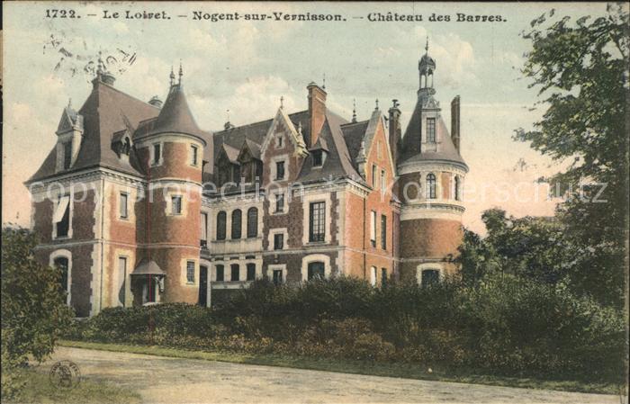 Nogent-sur-Vernisson Chateau des Barres
