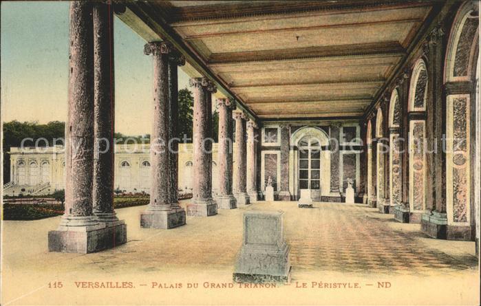 Versailles Yvelines Palais du Grand Trianon Le Peristyle