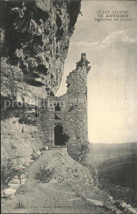 Autoire Chateau des Anglais Ruines Serie Lot il