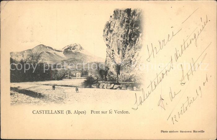 Castellane Pont sur le Verdon