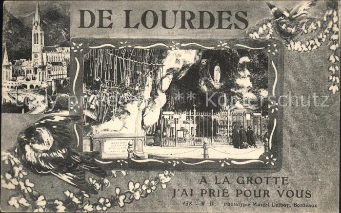 Lourdes Hautes Pyrenees La Grotte Basilique