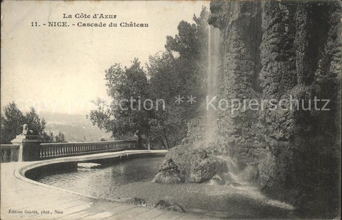 Nice Alpes Maritimes Cascade du Chateau
