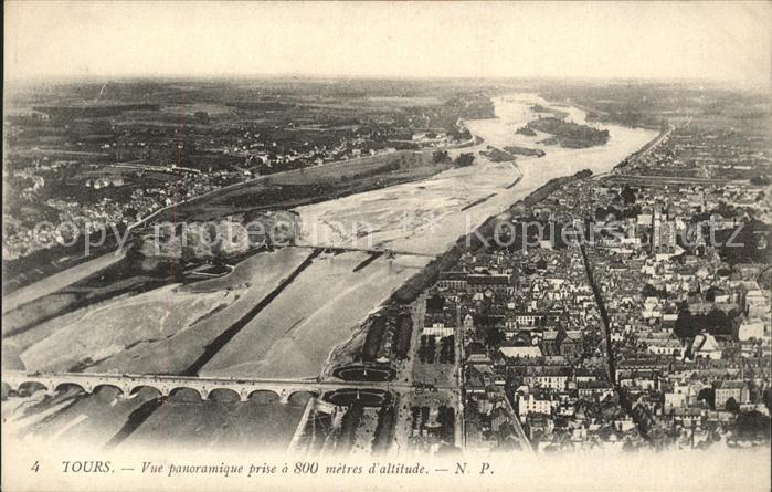 Tours Indre-et-Loire Vue aerienne
