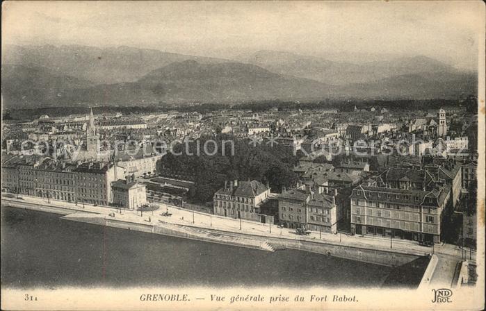 Grenoble Vue generale prise du Fort Rabot