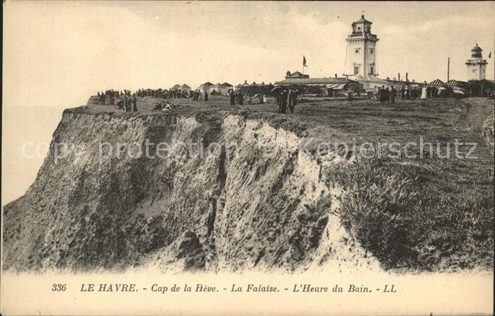 Le Havre Cap de la Heve Falaise Heure du Bain Ph