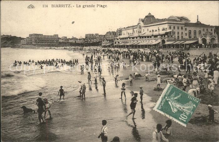 Biarritz Pyrenees Atlantiques La grande Plage