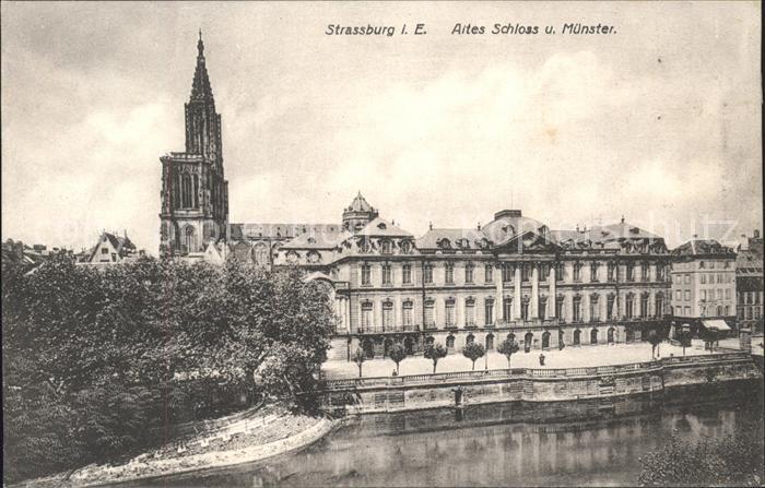 Strassburg Elsass Altes Schloss und Münster Chateau Cathe