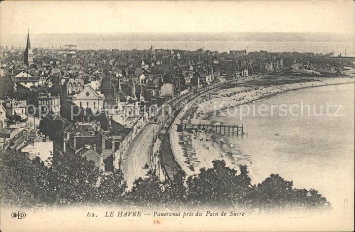Le Havre Panorama pris du Pain de Sucre Plage