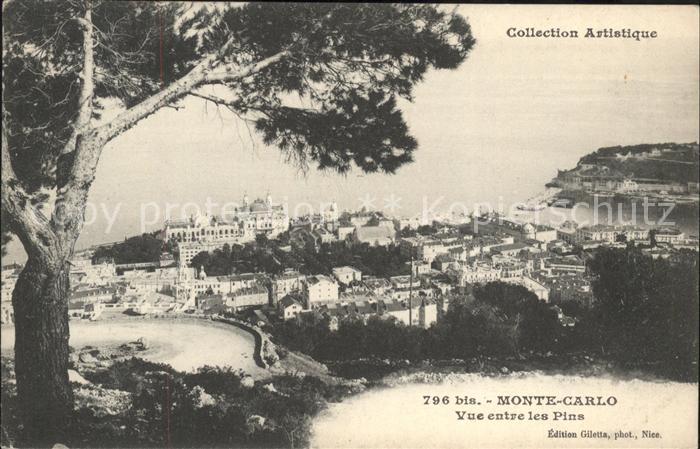 Monte-Carlo Vue entre les Pins Port
