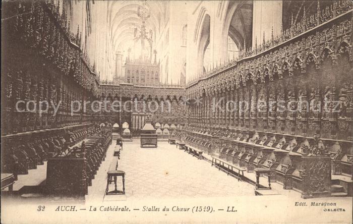 Auch Gers Cathedrale Stalles du Choeur