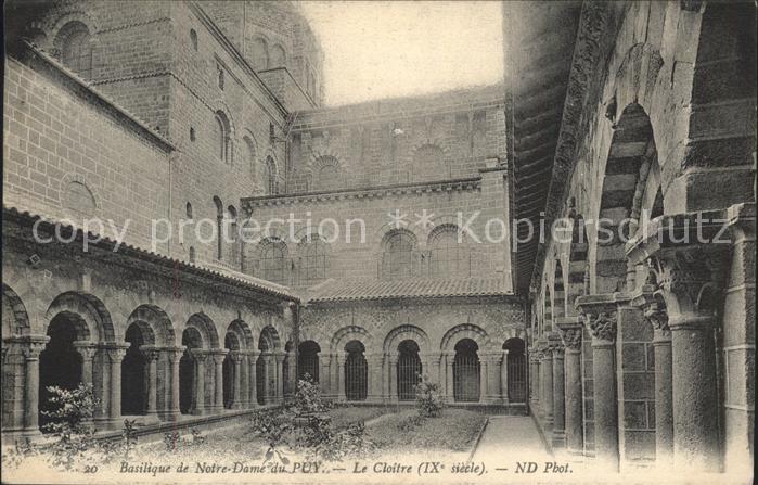 Le Puy-en-Velay Basilique de Notre Dame de Puy Le Cloit