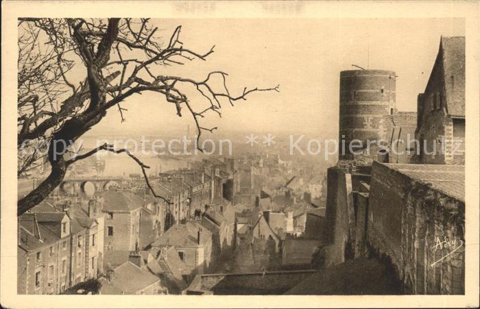 Angers Vue prise du Chateau