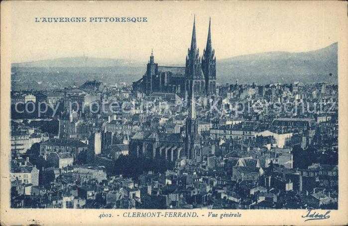 Clermont Ferrand Puy de Dome Vue generale Cathedrale