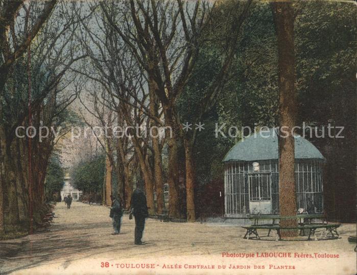 Toulouse Haute-Garonne Allee Centrale du Jardin des Plantes Pa