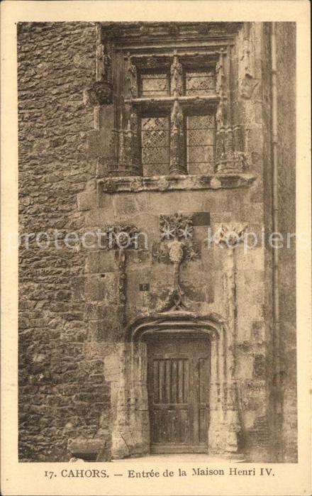 Cahors Entree de la Maison Henri IV