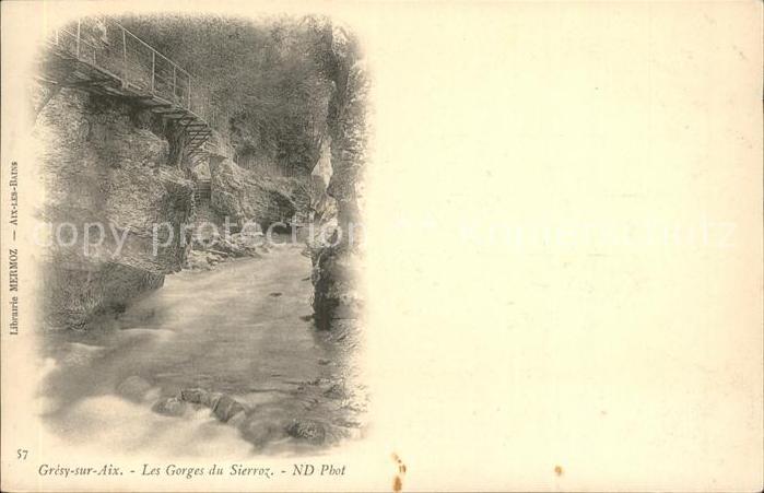 Gresy-sur-Aix Les Gorges du Sierroz