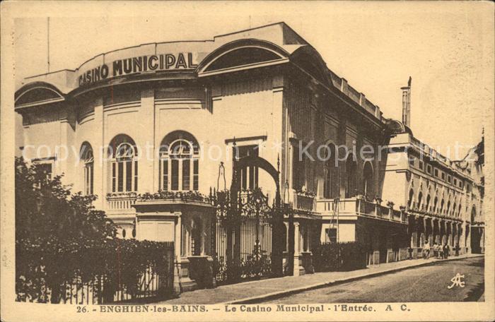 Enghien-les-Bains Entree du Casino Municipal