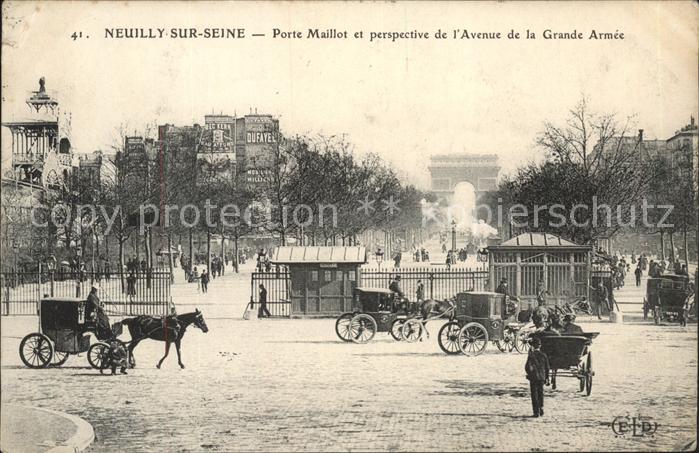 Neuilly-sur-Seine Porte Maillot Avenue de la Grande Armee