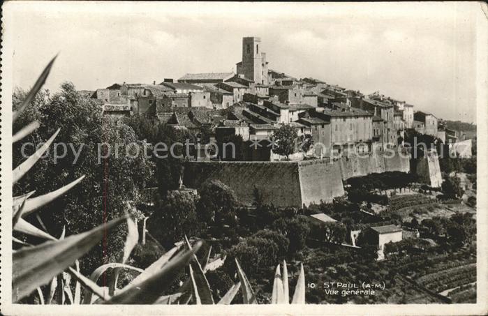Saint-Paul Alpes-Maritimes Vue generale