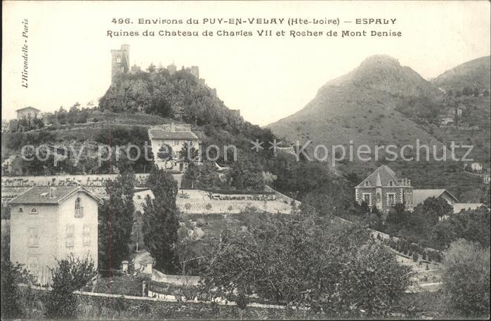 Espaly-Saint-Marcel Ruines du Chateau de Charles VII Rocher