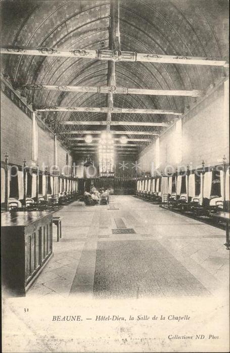 Beaune Cote d Or Burgund Hotel Dieu Salle de la Chapelle