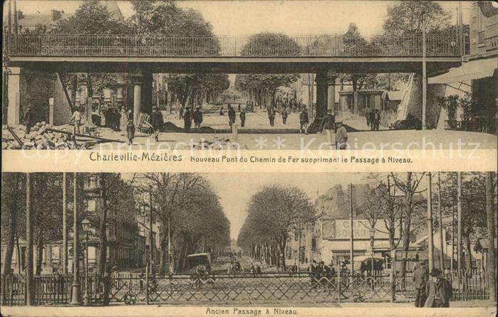 Charleville-Mezieres 08 Nouveau Pont du Chemin de Fer Passage a