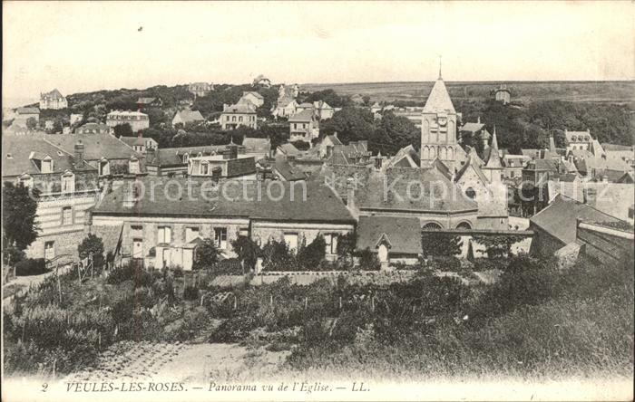 Veules-les-Roses Panorama vu de l'Eglise