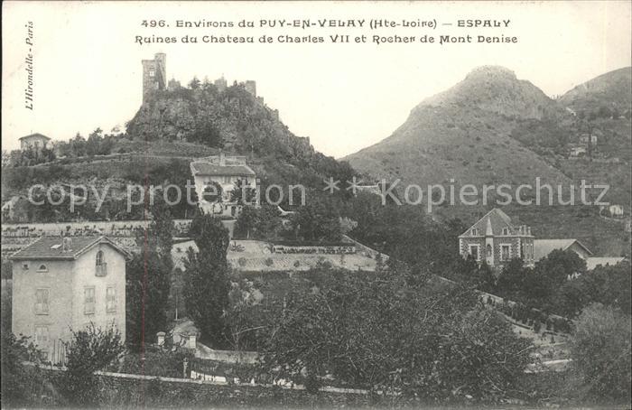 Espaly-Saint-Marcel Ruines du Chateau de Charles VII et Roc