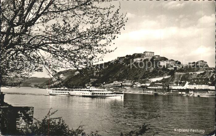 Dampfer Binnenschifffahrt Koblenz-Festung