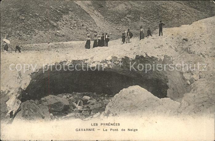 Bergsteigen Klettern Pyrenees Gavarnie Pont de Neige
