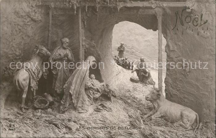 Foto AN Paris (Noyer) Nr. 153 Weihnachten Noel Bergers de Betlehe