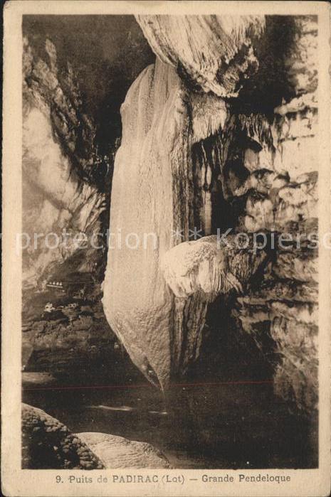 Hoehlen Caves Grottes Puits de Padirac Grande Pendeloque