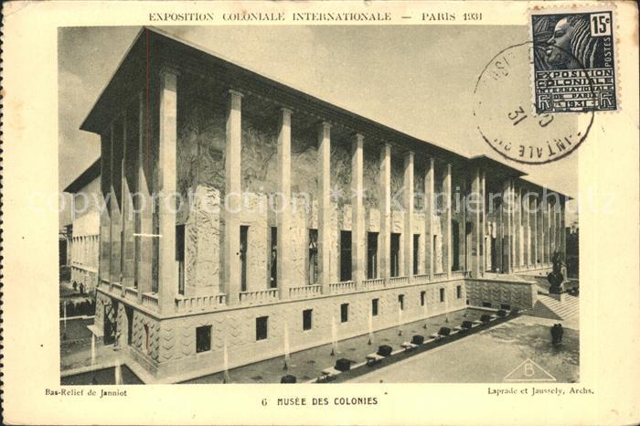 Exposition Coloniale Internationale Pari Musee des Colonies