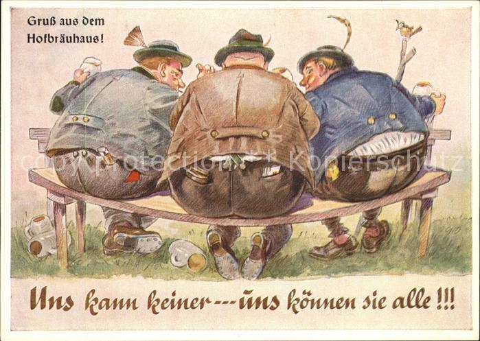 Bier Humor Hofbräuhaus Lengauer-Karte Nr. 31
