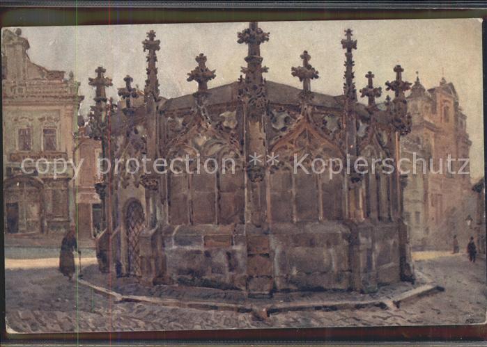 Kuenstlerkarte Fra. Jelinek Kutna Hora