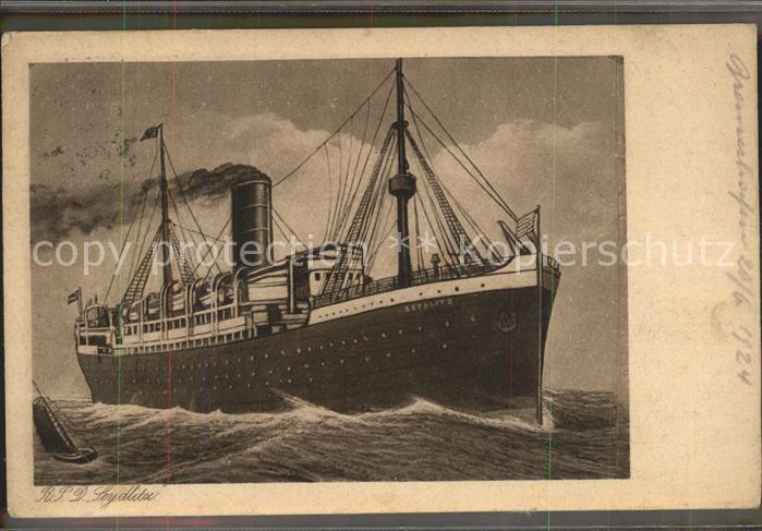 Dampfer Oceanliner R.P.D. Seydlitz