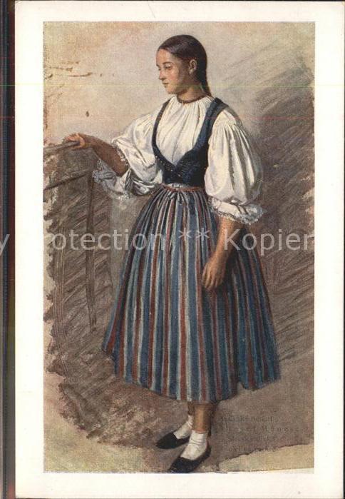 Kuenstlerkarte Josef Manes Ceske umeni Nr. 20