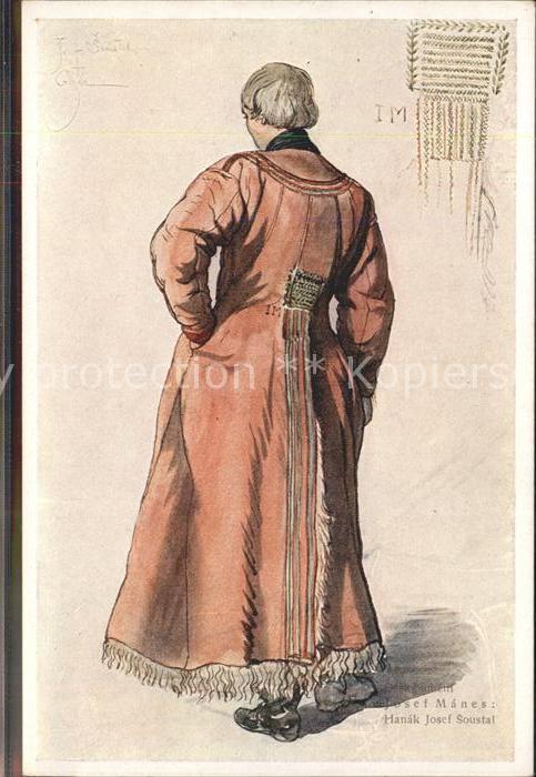 Kuenstlerkarte Josef Manes Hanak Josef Soustal Nr. 39