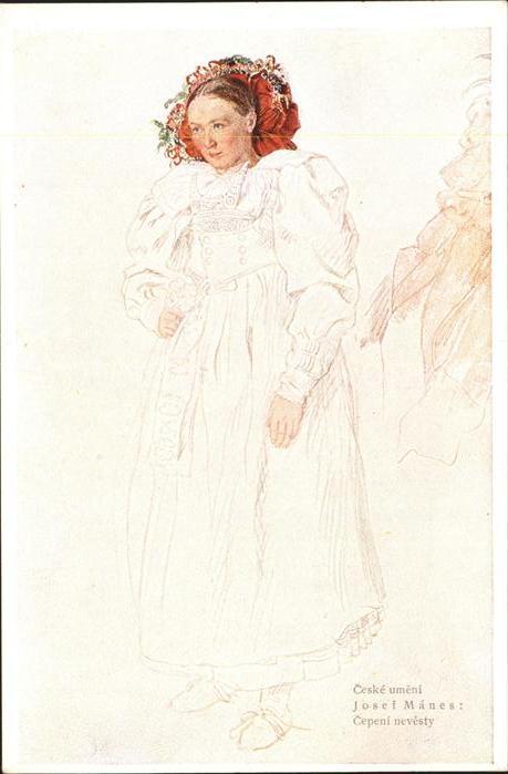 Manes Josef Cepeni nevesty Ceske umeni Nr. 8 Tracht
