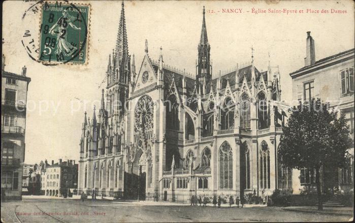 Nancy Lothringen Eglise Saint-Epyre Place Dames