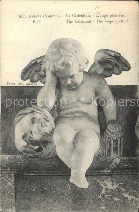 Amiens Cathedrale lange pleureur Engel