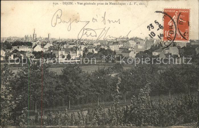 Dijon 21 Vue generale prise de Montchapet