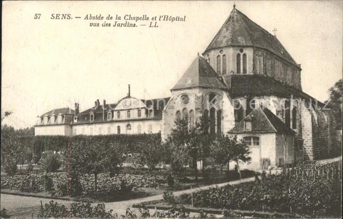 Sens 89 Abside Chapelle e l Hopital