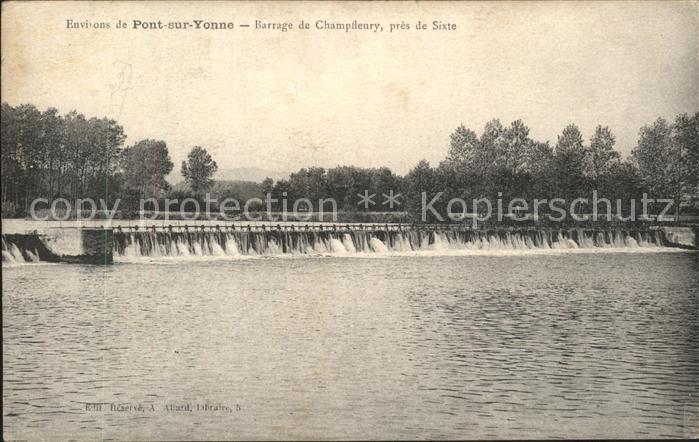 Pont-sur-Yonne Barrage de Champfeury