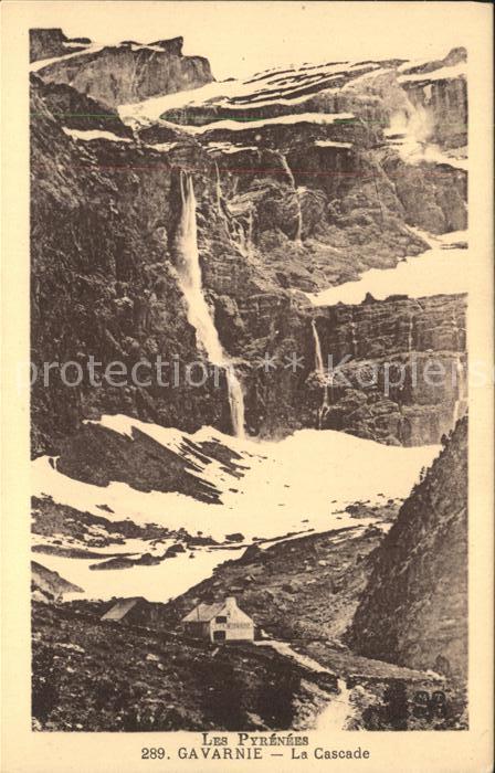 Gavarnie Hautes-Pyrenees La Cascade